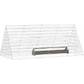 vidaXL Kippenhok zilver 215 x 100 x 85 cm Gegalvaniseerd staal