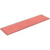 vidaXL Wand Hoofdbord 12 st Roze Fluweel