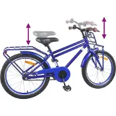 vidaXL Kinderfiets 20 Inch voor 6-11 jaar oud Donkerblauw