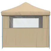 vidaXL Partytent Beige 292 x 292 x 315 cm Oxford Stof
