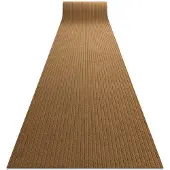 Dywany Łuszczów Ceylon Kokos Woonmat Antislip 100x230 cm Bruin Gestreept