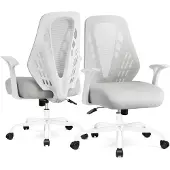 GTPLAYER - Ergonomische Bureaustoel - Met Mesh Rugleuning en Kantelfunctie - Grijs