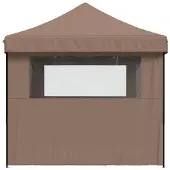 vidaXL Partytent Bruin 292 x 440 x 315 cm Oxford Stof