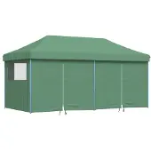 vidaXL Partytent 292 x 580 x 315 cm Groen Oxford Stof
