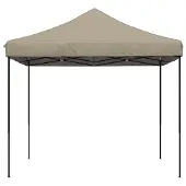 vidaXL Partytent 292 x 292 x 315 cm, taupekleurig, gemaakt van Oxford-stof