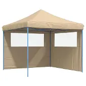 vidaXL Partytent Beige 292 x 292 x 315 cm Oxford Stof