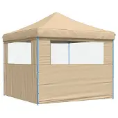 vidaXL Partytent, 292 x 292 x 315 cm, beige, Oxford-stof