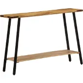 vidaXL Wandtafel 110x30x75 cm massief mangohout