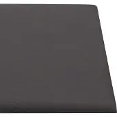 vidaXL Wand Hoofdbord 12 st 90 x 15 cm Grijs Stof