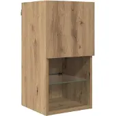 vidaXL TV Wandmeubels 8 st Artisan Eiken Bewerkt hout