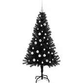 vidaXL Kerstboom Zwart 150 cm PVC