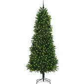 vidaXL Kerstboom met 300 LED met standaard Groen 240 cm PE