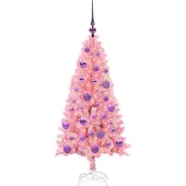 vidaXL Kerstboom Roze 120 cm PVC