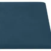 vidaXL Wand Hoofdbord 12 st Blauw Fluweel