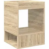 vidaXL Bijzettafel Sonoma Eik 40 x 40 x 56 cm Bewerkt hout