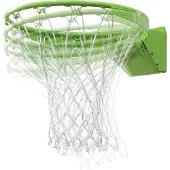 Exit basketbal dunkring met net - groen