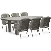 Santika Furniture Santika Cayora/Guave 240x120 cm dining tuinset 7-delig