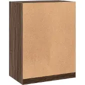 vidaXL Kledingkast 77x48x102 cm bewerkt hout bruin eikenkleurig