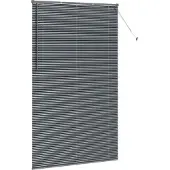 vidaXL Venetiaanse jaloezie Donkergrijs 220 x 135 cm 25 mm Aluminium