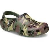 Crocs Clogs 'Classic' donkerbruin / kaki / olijfgroen / zwart