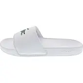 Lacoste Badslippers met logoprint model 'SERVE SLIDE'