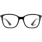 Ray-Ban Square glanzende zwarte unisex dames bril frames