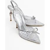 Prologue Peony Mesh Strik Spitse Neus Pump (Dames)