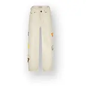 Vingino Super Baggy Jeans Lorenzo Unisex Wit 152