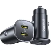 Baseus Gotrip 2 USB-C autolader, 30W, zwart