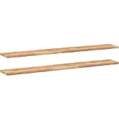 vidaXL Wandschappen 2 st zwevend olieafwerking 160x20x2 cm acaciahout