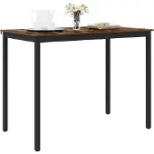 vidaXL Staande Bartafel Bewerkt hout Rechthoekig