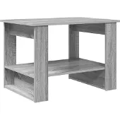 vidaXL Salontafel Grijs Sonoma 72 x 50 x 50 cm Bewerkt hout