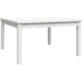 vidaXL Tuintafel 82,5x82,5x45 cm massief grenenhout wit
