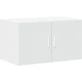 vidaXL Opbergkast 70x42,5x225 cm bewerkt hout wit