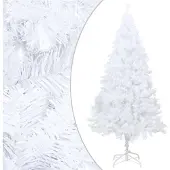 vidaXL Kunstkerstboom met dikke takken 150 cm PVC wit
