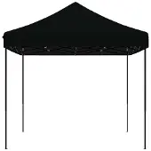 vidaXL Partytent, 279 x 410 x 315 cm, zwart, Oxford-stof