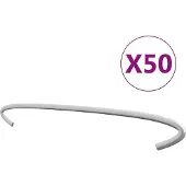 vidaXL Gabionen afstandhouders, 50 stuks, verzinkt staal, 30 cm