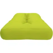 vidaXL Palletkussen 120x40x12 cm stof heldergroen