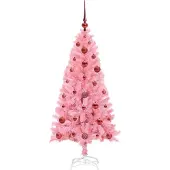 vidaXL Kerstboom Roze 120 cm PVC