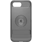 Spigen Slim Armor MagFit Hoesje Geschikt voor Apple iPhone 16e | Back Cover Compatibel met MagSafe / Qi2 | met Standaard | Air Cushion technologie | Zwart