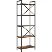 vidaXL Boekenplank 5-laags 56 x 34 x 171 cm Bewerkt hout Oud Hout