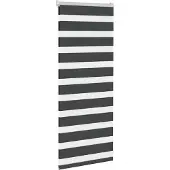vidaXL Zebra rolgordijn 65x100 cm stofbreedte 60,9 cm zwart