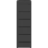 vidaXL Regen Paraplu Stand met opslag Zwart 15,5 x 15,5 x 49 cm Staal
