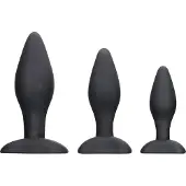 Ouch! - Apex Buttplug Set - Zwart