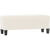 vidaXL Bankje 100x35x41 cm microvezelstof beige