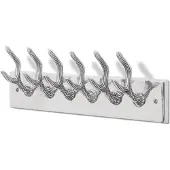 vidaXL Kapstokken 4 st aluminium zilverkleurig