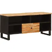 vidaXL TV Kast Bruin 100 x 33 x 46 cm Massief Mango Hout