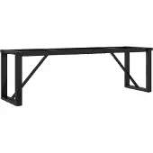vidaXL Salontafelpoten O-frame 140x30x43 cm staal