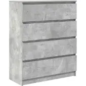 vidaXL Dressoir 80x35x99 cm spaanplaat betongrijs