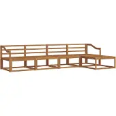 vidaXL Buiten bank set 5 st Naturel Massief Acacia Hout